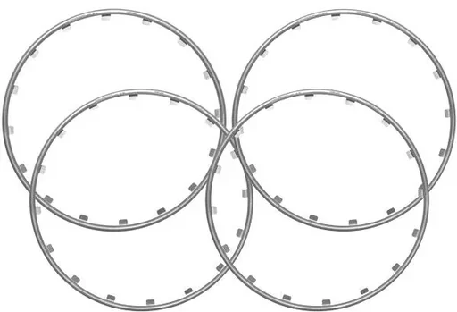 "Rim Ringz rim ring, 17 inches, color silver image"