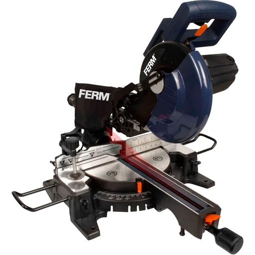 "MSM1035 Radial Mitre Saw 1900W - 210mm - Laser Guide - Incl. 210mm TCT Saw Blade (T24), Dust Bag and Accessories image"