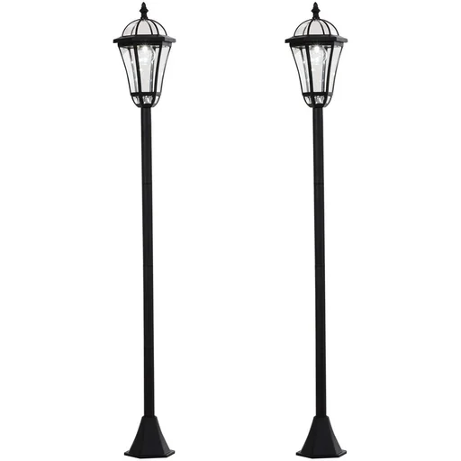 "Solar garden lantern in a set of 2 image"