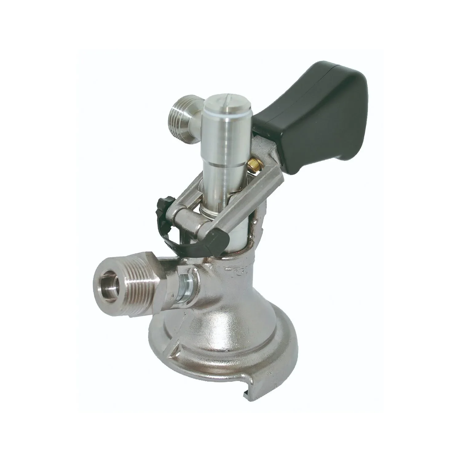 "Keg coupler, Keg closure type A - Flat fitting, side outlet (counter tapping) image"