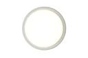 ECO wall and ceiling light with interchangeable ring in chrome and white, 28 cm, 17 watts, IP54