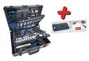 Aluminum tool case 105-piece 3/8" / 1/4"