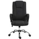 Office chair computer chair with rocker function headrest ergonomic desk chair rotatable height adjustable linen-to