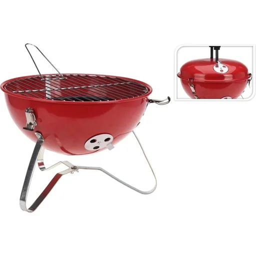 "Wilderness Charcoal Grill Ball Shape - Red image"
