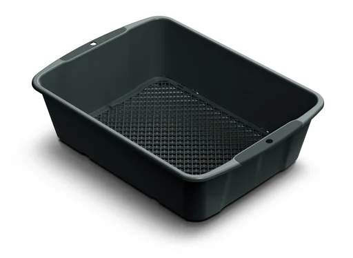 "Garden sieve RESPANA, black, 394 x 300 x 110 mm image"