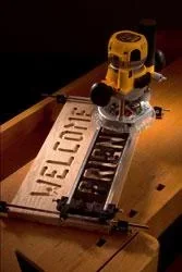 "Router template SIGN CRAFTER, milling template image"