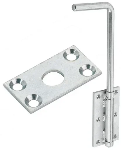 "Floor bolt set for screwing on sliding gates image"