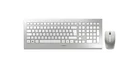 Wireless keyboard and mouse set DW 8000 silver/white