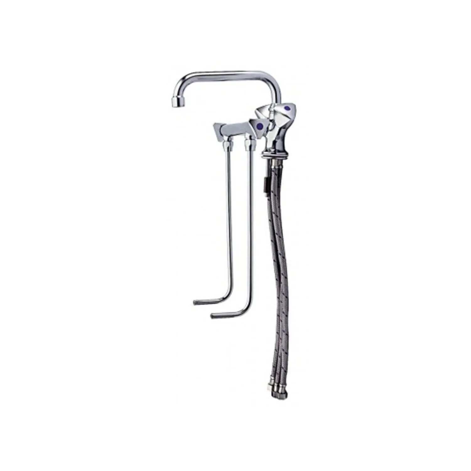 Kitchen tap, Water tap, Faucet - for 2 basins, high pressure