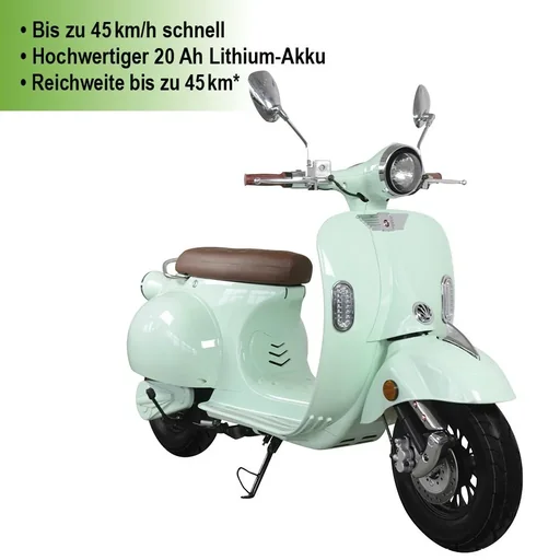 "Retro E-Roller "Sicily" 45 km/h mint image"