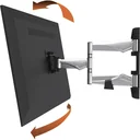 TV wall mount fully movable 13 - 26 " 30 kg Silver/Black