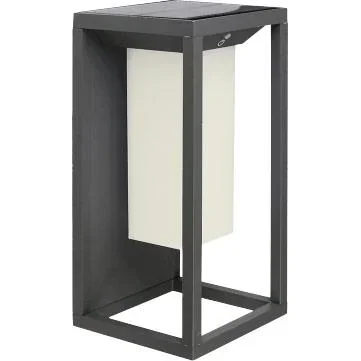 "VT-77 LED solar wall light - anthracite - 3000K image"
