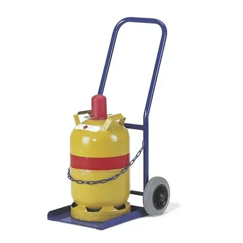 "Steel cylinder trolley image"