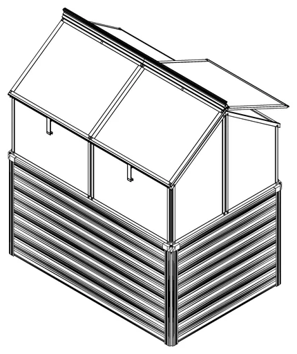 "Raised cold frame Paris ESG image"