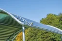 Roof edge protection bar for Compact square hay rack