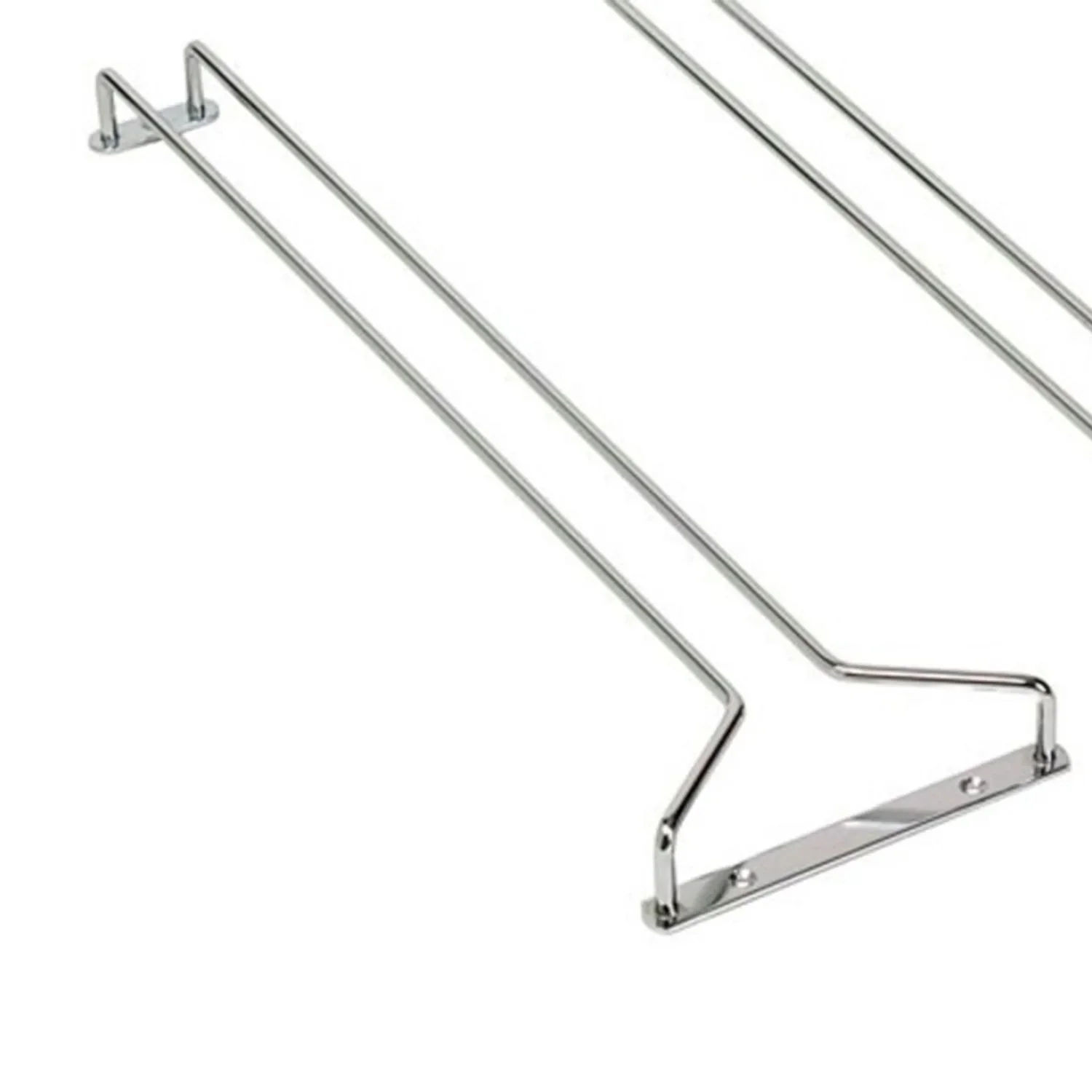 Glass holder chrome 415x145mm