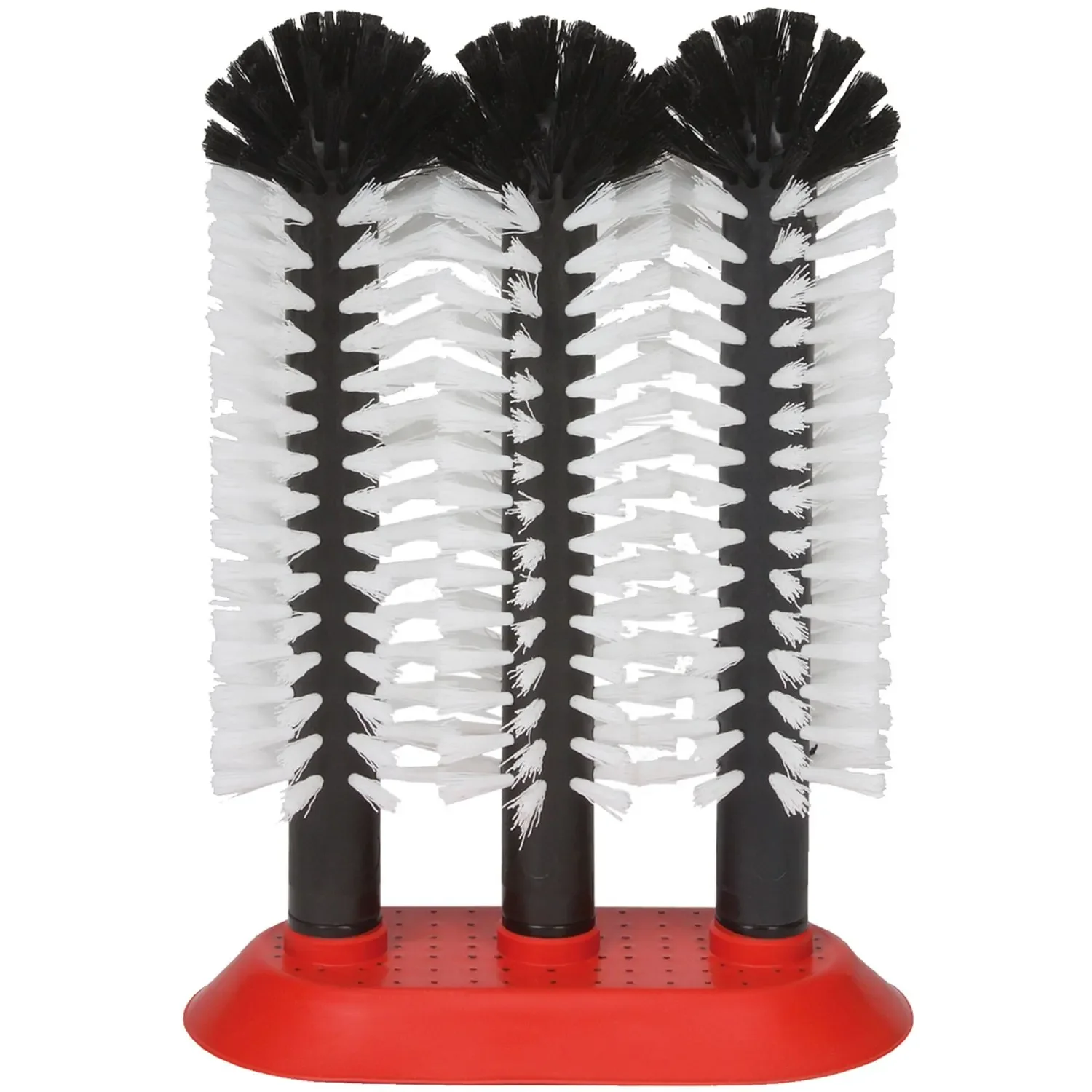 "Glass cleaning brush with suction plate, 3 x 25cm image"