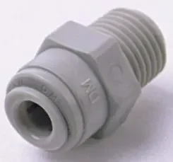 Adapter 3/8" Screw-on (external thread) 3/8" Plug