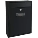 Ibiza Silver mailbox - 260x80x360 mm