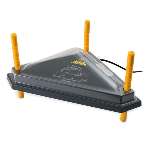 "Comfort triangular heating plate 30x30cm for chicks, 13W/ 220-240V image"