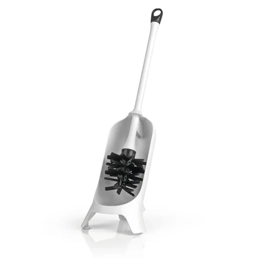 "Toilet brush with integrated cleaning stone, silicone image"