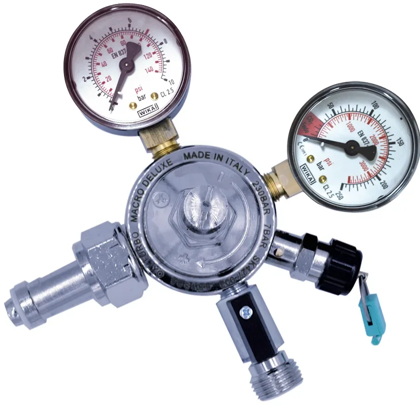 "Gas regulator, gas bottle regulator, pressure regulator, co2 regulator - for AFG, 1 line , 7bar image"