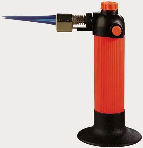 "Gas burner with piezo ignition image"