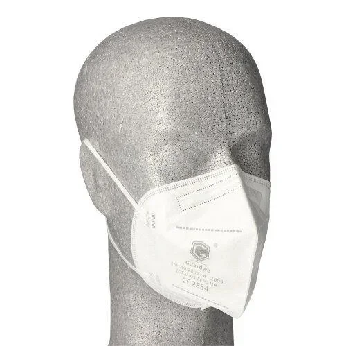 "FFP2 respirator mask, pack of 5, white image"