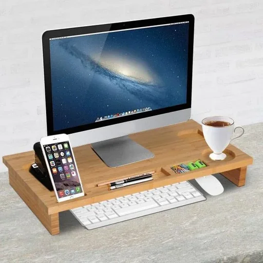 "Monitor stand with 7 slots image"