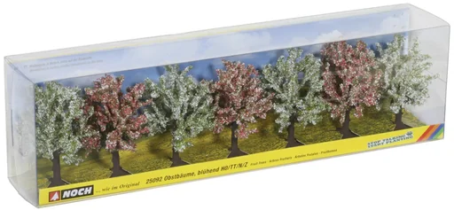 "Fruit trees, flowering, 7 pieces, approx. 8 cm high image"