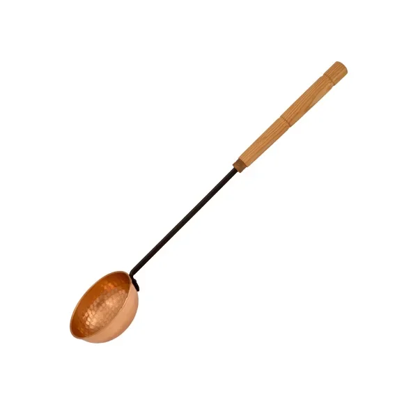Ladle - copper with hammered surface
