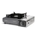 Camp'Bistro 3, camping stove 2,200 watts, piezo ignition, enamelled steel pot holder, including case