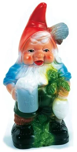"Dwarf with beer mug 33 cm image"
