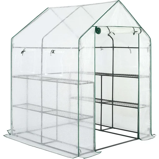 "Greenhouse made of foil 195x143x143cm image"