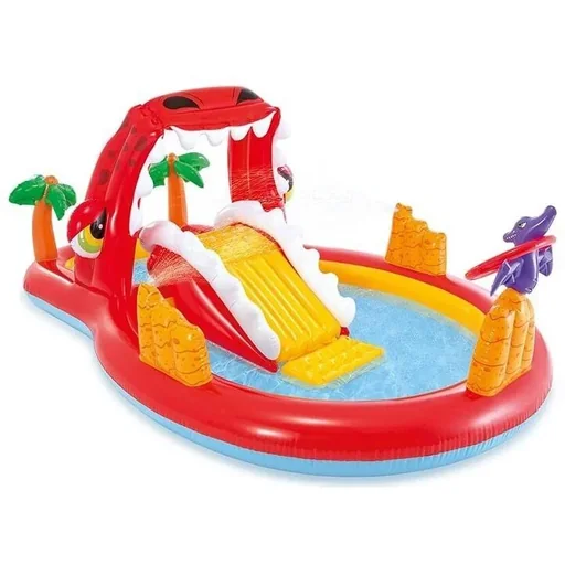 "Happy Dino Pool Play Center 259 x 165 x 107 cm image"
