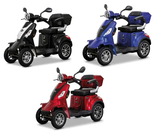 "E-Quad 25 V. 2 Black - 1,000 Watt + Road Legal image"