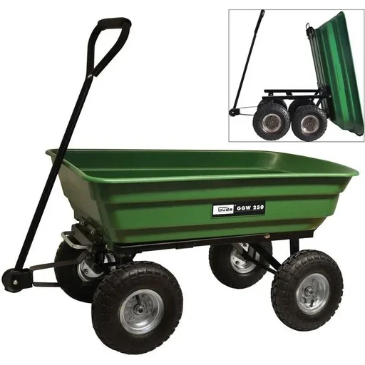 "Garden cart GGW 250 - Max. 250 kg - 75L - With tipping function image"
