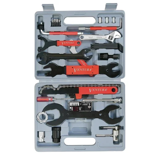 "Bicycle tool case - 37 pieces image"