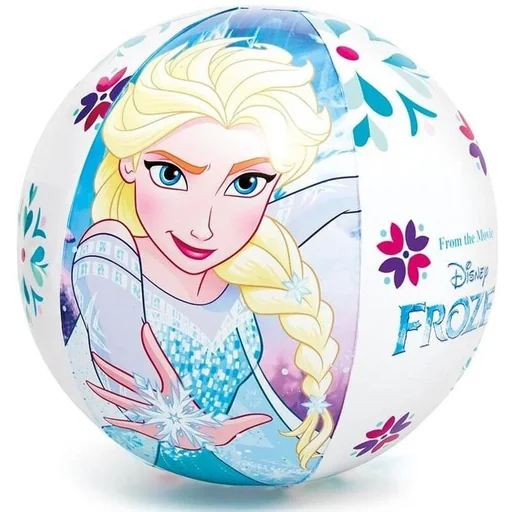 "Frozen beach ball image"