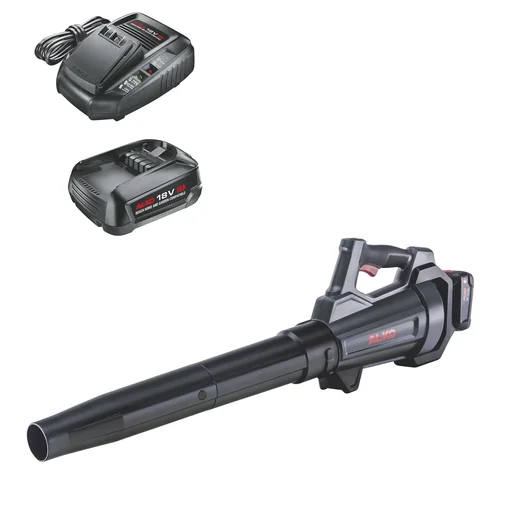 "18 V BOSCH HOME AND GARDEN COMPATIBLE Cordless Leaf Blower LB 1860 including battery and charger image"