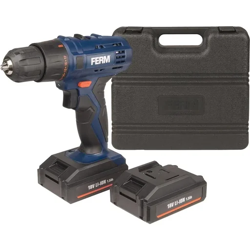 "CDM1120 Cordless Drill Driver - with 2x 18V Li-Ion - 1.5Ah - Battery Quick Charger image"