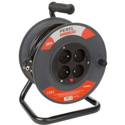 "Cable reel 25M - earthing pin - 4 sockets image"