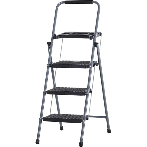 "Stepladder with tool rack image"