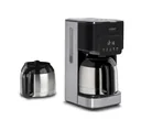 Coffee machine "Coffee Taste & Style Duo Thermo", including 2 thermos flasks, stainless steel, 10 cups, 800 watts