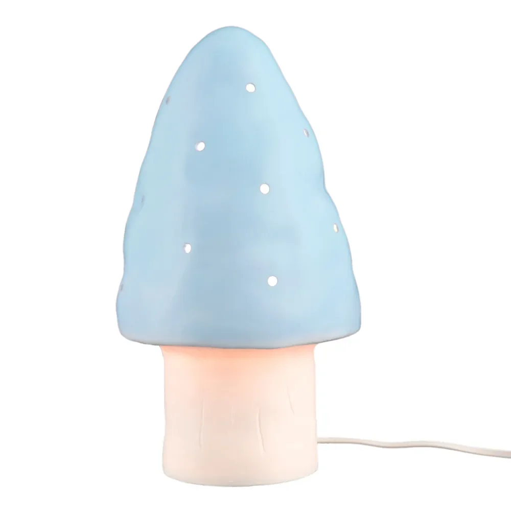 "Egmont Toys mushroom lamp small light blue image"