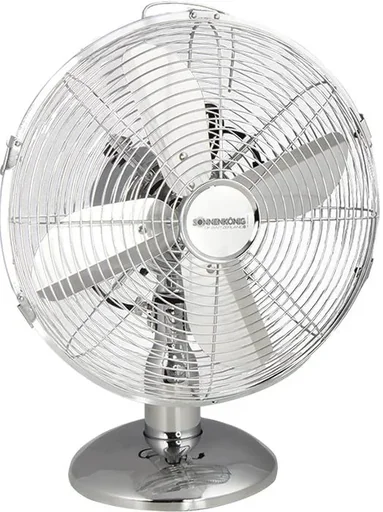 "Table fan chrome 12 image"