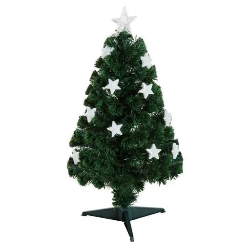 "Christmas tree 0.9 m Christmas tree artificial fir 90 branches with LED lights image"