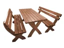 Landsberg wooden furniture, honey brown