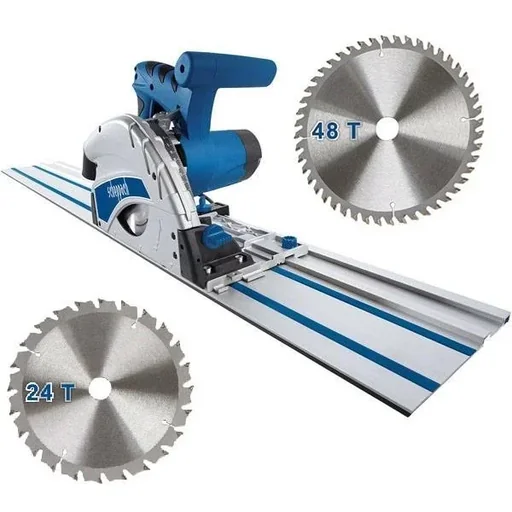 "Cut-off saw PL55 - 1200W | 160mm | Saw blade 1x 24T + 1x 48T image"