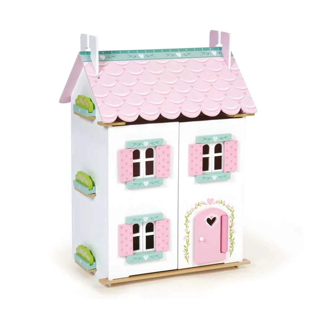 "Le Toy van Dolls House Sweetheart Häuschen Wood Colorful Furnished image"